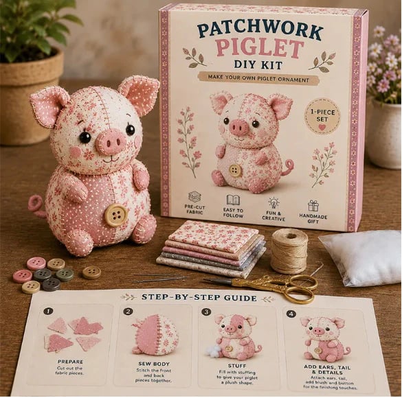 ✨ Vintage Animal Ornament DIY Kit