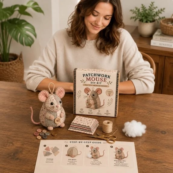 ✨ Vintage Animal Ornament DIY Kit