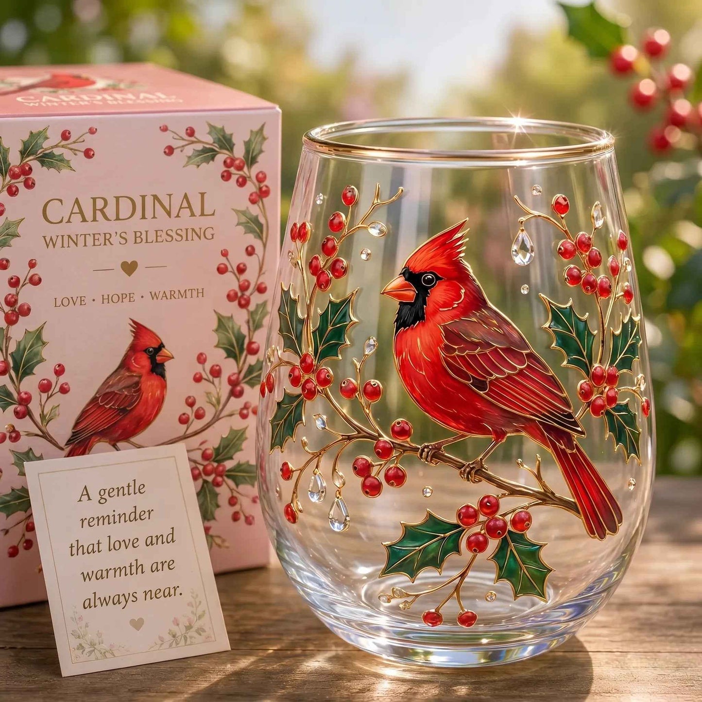 🌸🌿Garden Morning Bliss Glass Tea Cup☀️☕