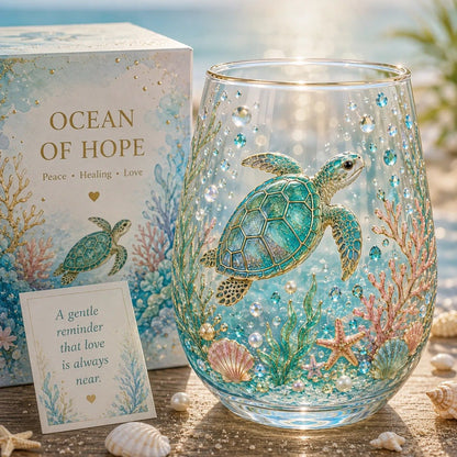 🌸🌿Garden Morning Bliss Glass Tea Cup☀️☕