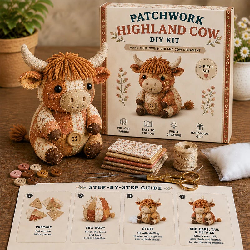✨ Vintage Animal Ornament DIY Kit