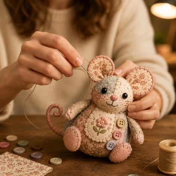 ✨ Vintage Animal Ornament DIY Kit