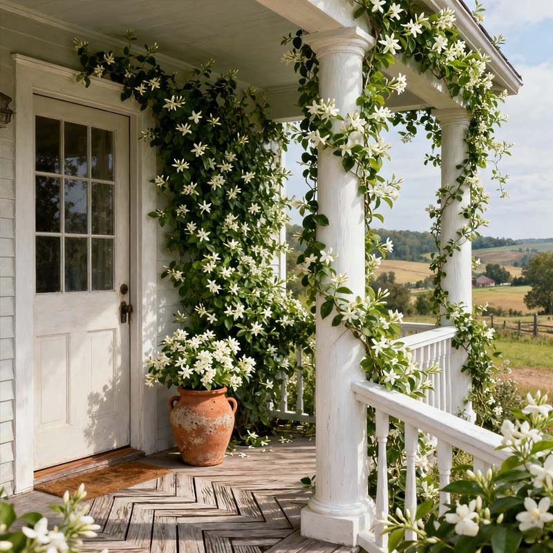 ✨ Midnight Perfume Series Seeds : Pure White Jasmine – Your Soft Night Bloom Scent